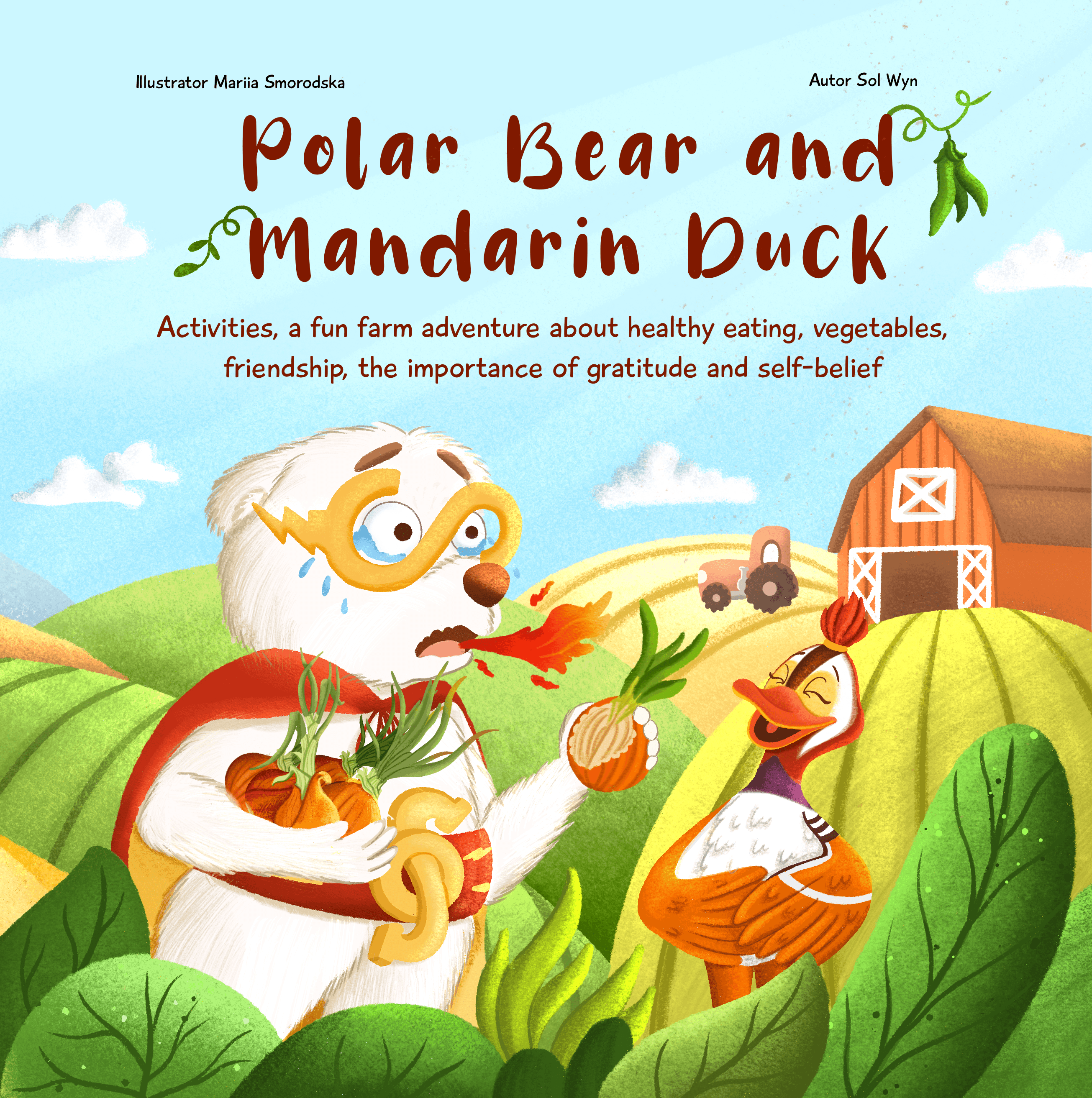 Polar Bear and Mandarin Duck